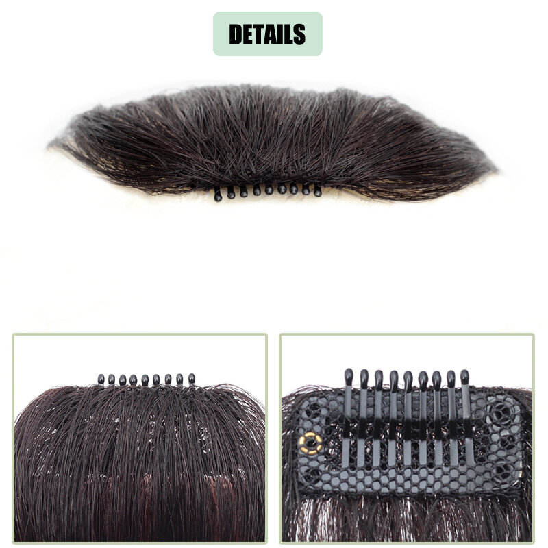 Clip de flequillo de aire en flequillo, extensión de cabello con flequillo, Clip para mujer, accesorios para el cabello, cabello falso