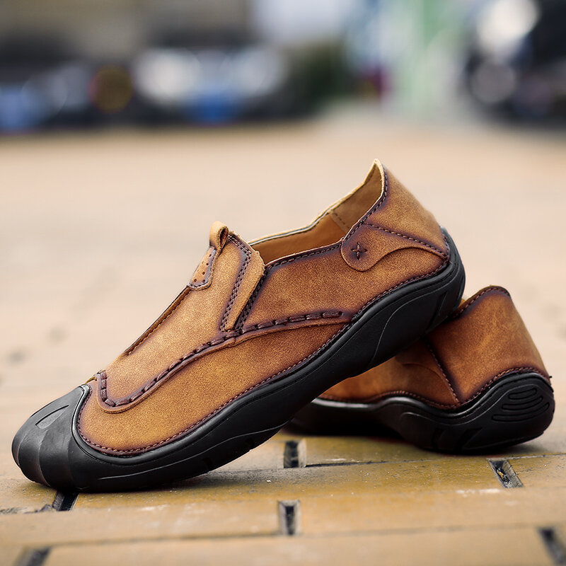 Italienische Handgemachte Leder Mann Müßiggänger Mode Designer Slip Auf Fahren Schuhe Hohe Qualität Marke Wohnungen Mokassins Zapatillas Hombre