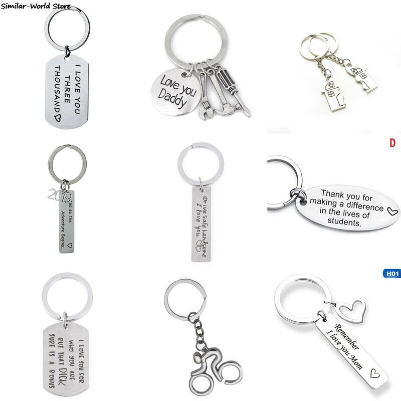 Fathers Day Gifts Dad Keychain I Love You Three Thousand Times Father Lover Gifts From Daughter Charms Family Jewelry
