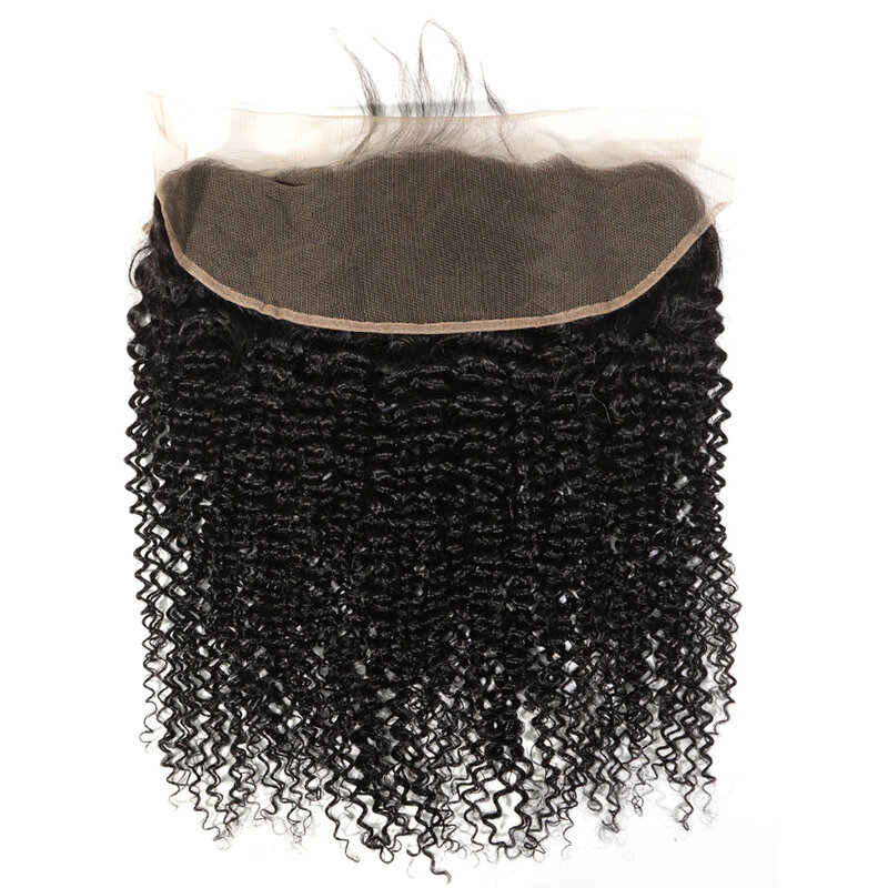 Pacotes de cabelos malaios cacheados com cabelo frontal encaracolado, malásia, cabelo humano, tecelagem com renda frontal de 30 cabeças, não-remy