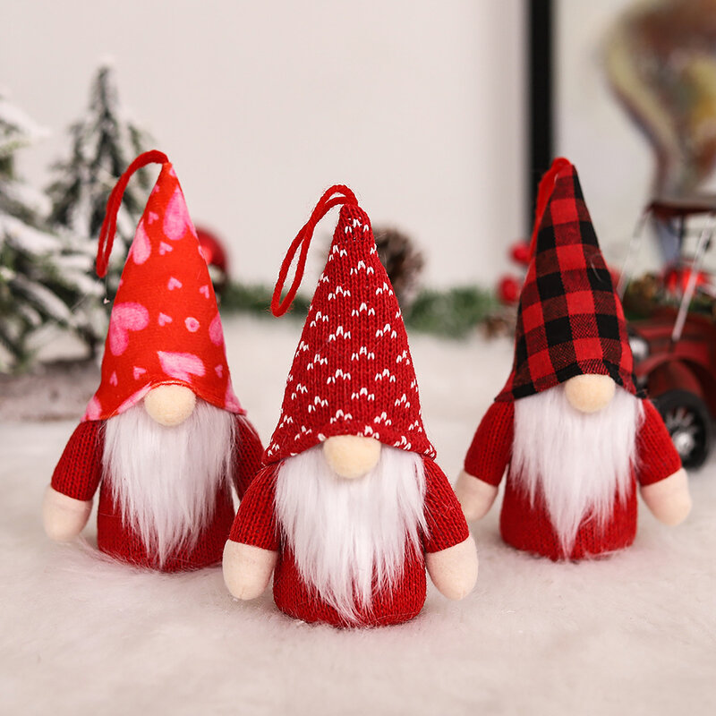Feliz natal gnome natal decorações de bonecas sem rosto para casa cristmas ornamento natal navidad ano novo 2022