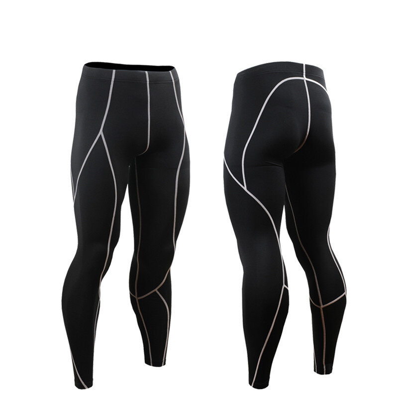 BJJ MMA Jogging Leggings Running Compression Pants Athletic Football Trousers Training Sport Yoga Sportswear Gym Workout Tights