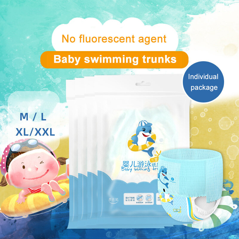 2023 dziecko jednorazowe pływać pieluchy wodoodporne pieluchy dla niemowląt pływanie pieluchy 5 sztuk