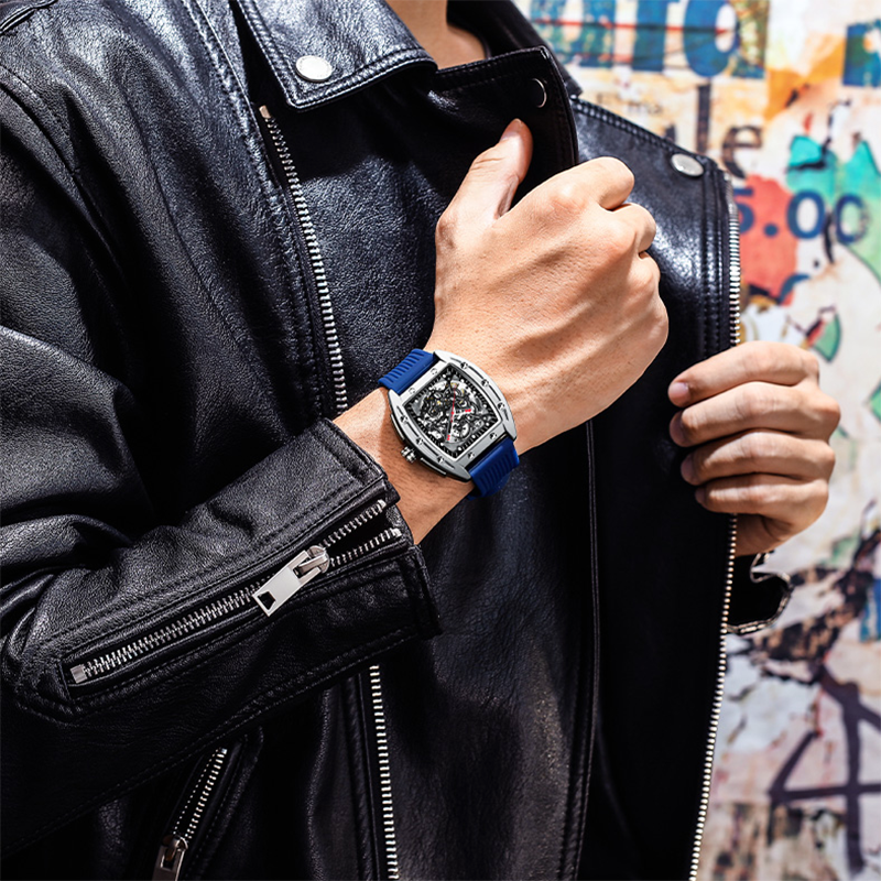 Ailang-男性用機械式時計,ファッショナブルな高級ブランド,自動巻き,クラシック,耐水性,新しい2022