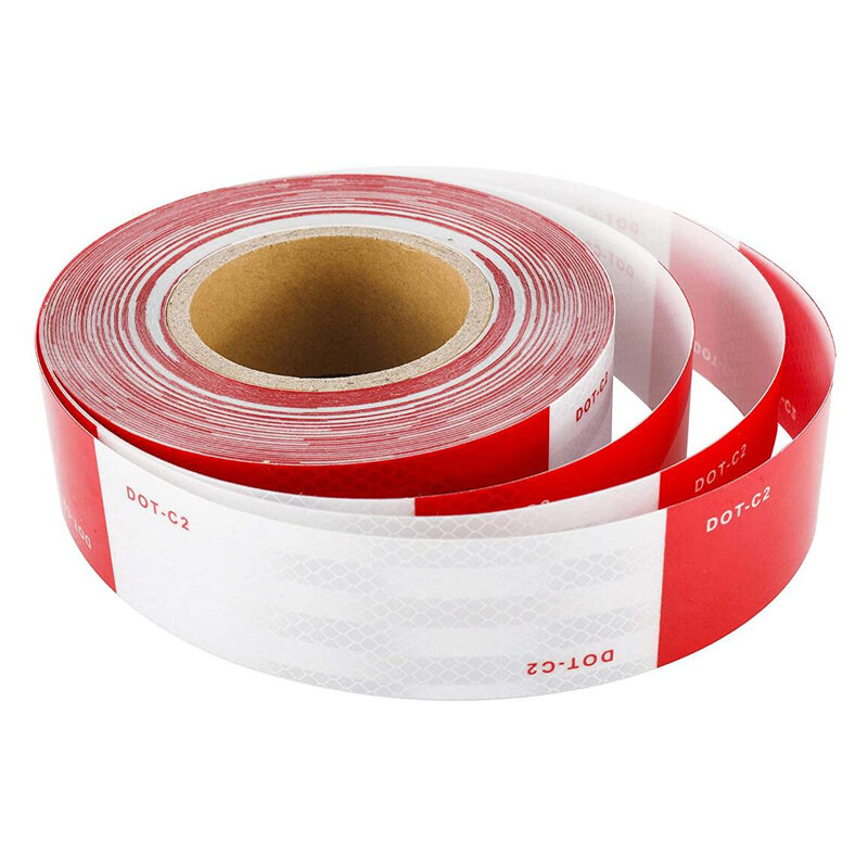 Chile DOT-C2  Reflective Safety Warning Conspicuity Tape Film Sticker Strip Car Accessories