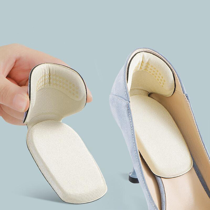 รองเท้าส้นสูง Insoles สำหรับรองเท้าผู้หญิงสติกเกอร์กลับ Heel Liner สำหรับรองเท้าขนาด Reducer Inserts ส้นเท้าบรรเทาอาการปวดเบาะ Pad