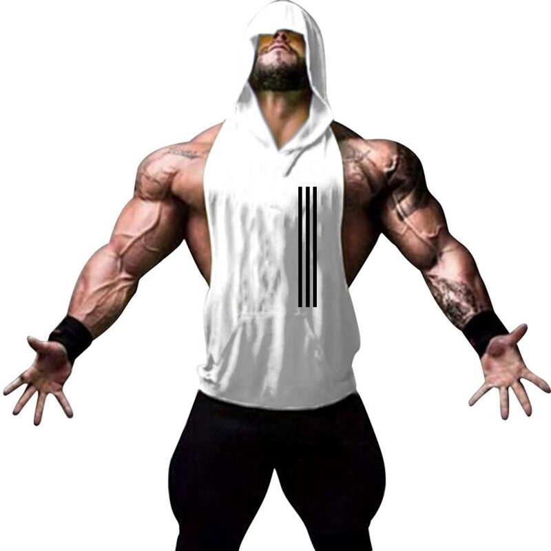 Muscle Guile-Sweats à capuche de fitness pour hommes, haut de gym précieux, chemise à capuche, maillots PVD, marque Stringer Glaman