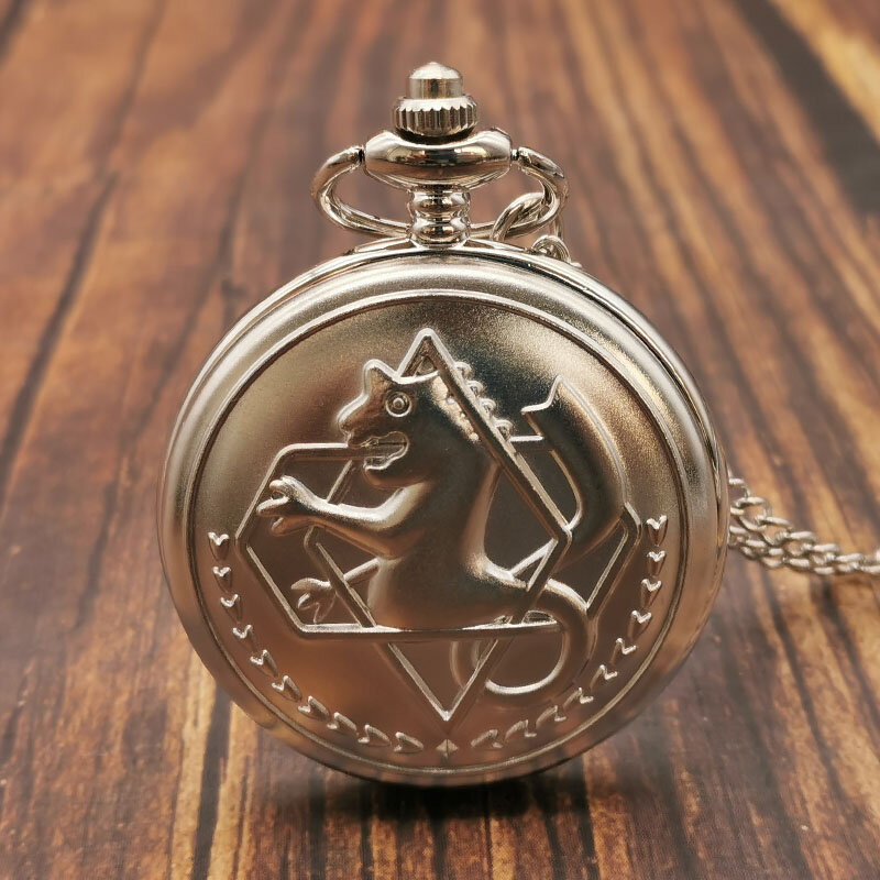 Alchemist-reloj de cuarzo con colgante para hombre, pulsera de mano de estilo Vintage, con diseño de Anime japonés, estilo Steampunk, regalo para niños
