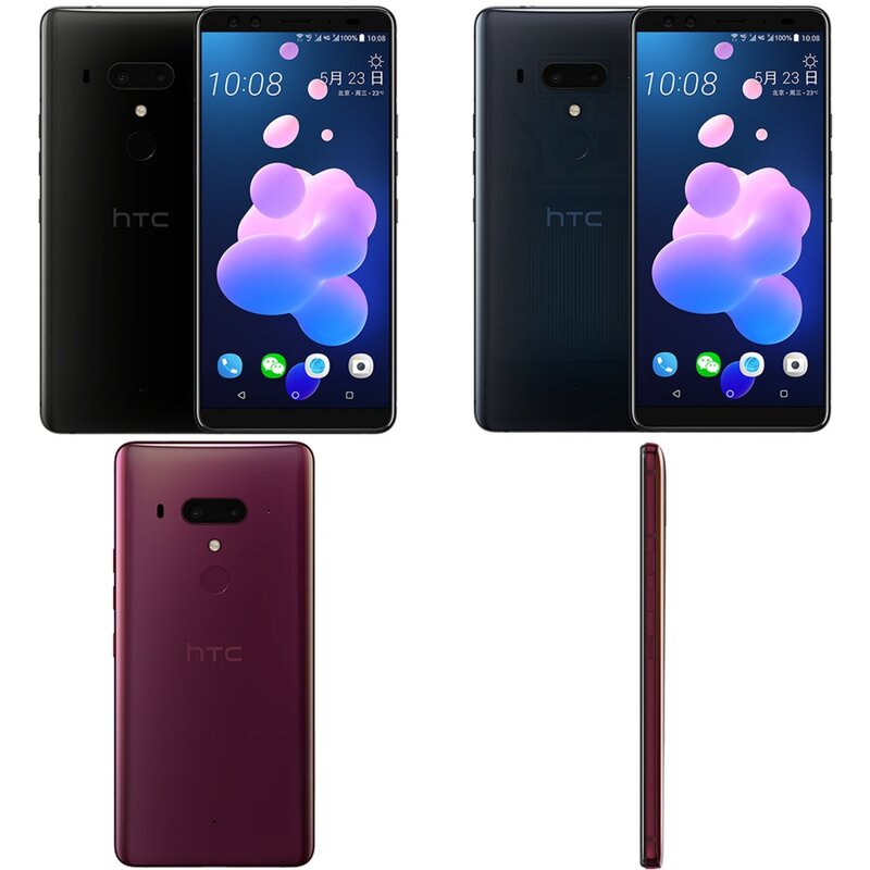 HTC-Smartphone U12 + Touristants Epilocked Android, téléphone portable, 6 Go de RAM, 64 Go, 128 Go, Dean Octa Core, 6.0 ", 16MP, NDavid, 4G Permanence, Original