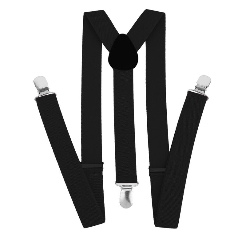New Y Shape Elastic Clip-on Suspenders 3 Clip Pants Braces Adjustable Elasticated Adult Suspender Straps Unisex Women Men