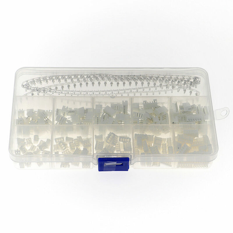 Connecteurs de fil de connecteur JST, XH2.54, 2p, 3p, 4p, 5p, 6 broches, pas de 350mm, kit de bornes, boîtier, en-tête de broche, adaptateur, kits XH, 2.54 pièces