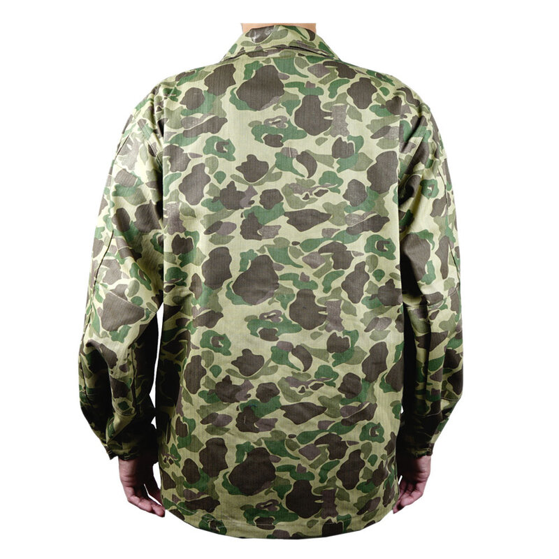 WWII WW2 US Army M42 101ST Air Force Paratrooper Reversible Camo Uniforms Coat Pacific Duck Camouflage Jacket