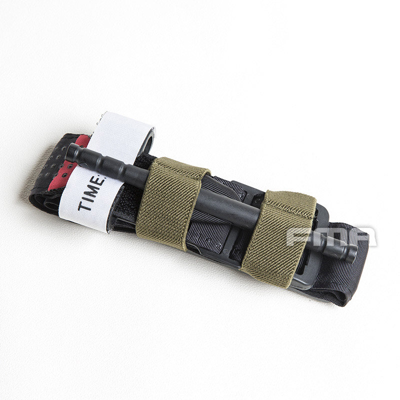 FMA Application Tourniquet Holder Carrier Pouch Bag for Tactical Vest Molle System BK/DE