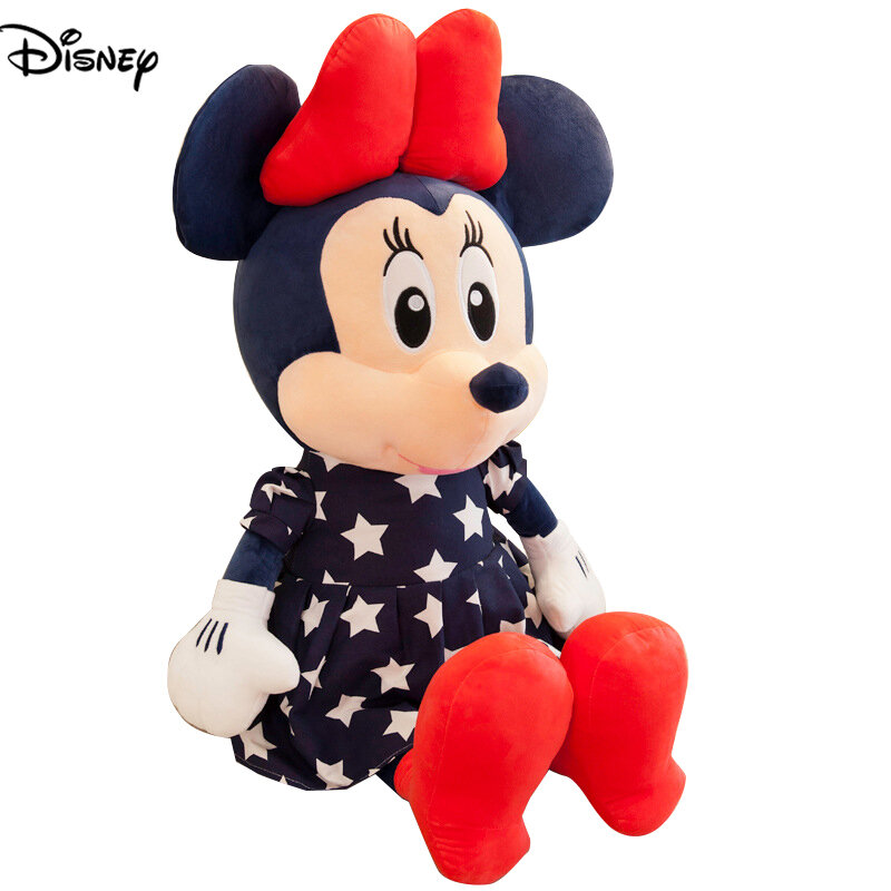35cm/45cm/55cm Disney Mickey Mouse nadziewane zabawki kreskówka Minnie pluszowe lalki chłopiec dziewczyny urodziny ślub Kawaii prezenty zabawki dla dzieci