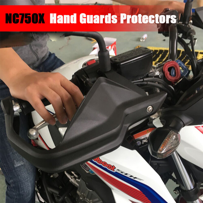 Motocicleta Preto guardas de mão, freio, embreagem, alavancas protetor, Handguard Shield, Honda NC700, X, CB650F, CTX700, NC750X, 2014-2018