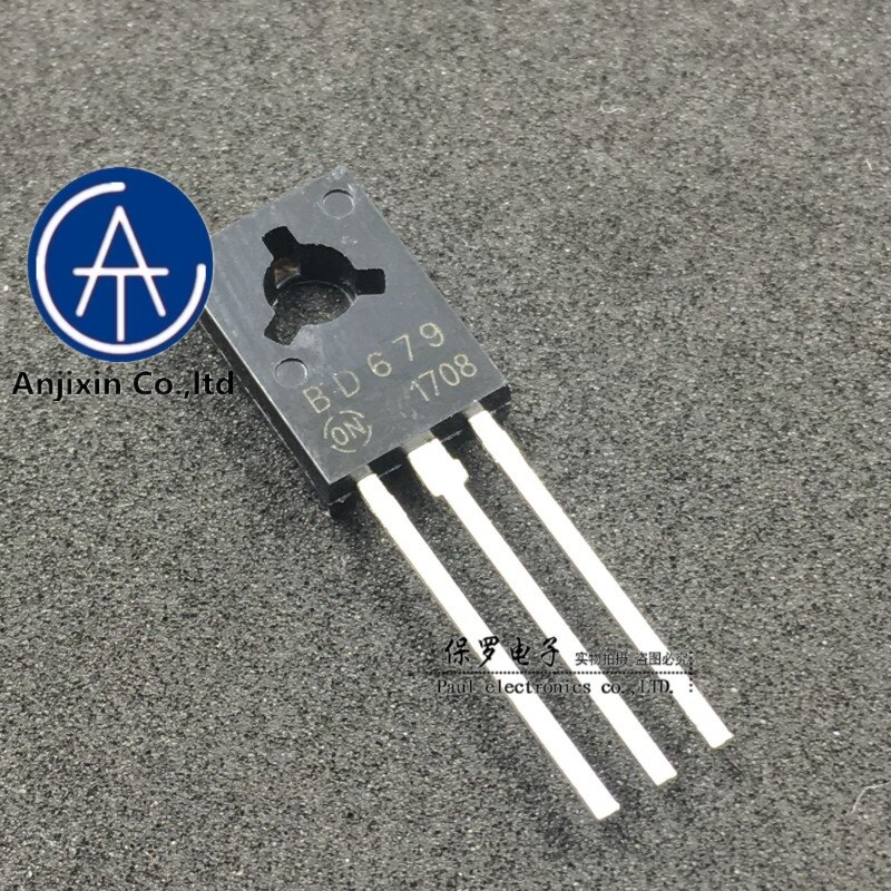 Novo transistor de alimentação darlton, transistor bd679 bd679a a-100%, estoque real, 10 peças, 126 original