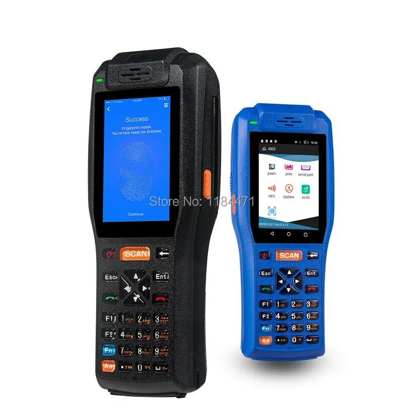 Terminale palmare industriale palmare 4G 13.56HZ rifd PDA con stampante (edizione Standard)