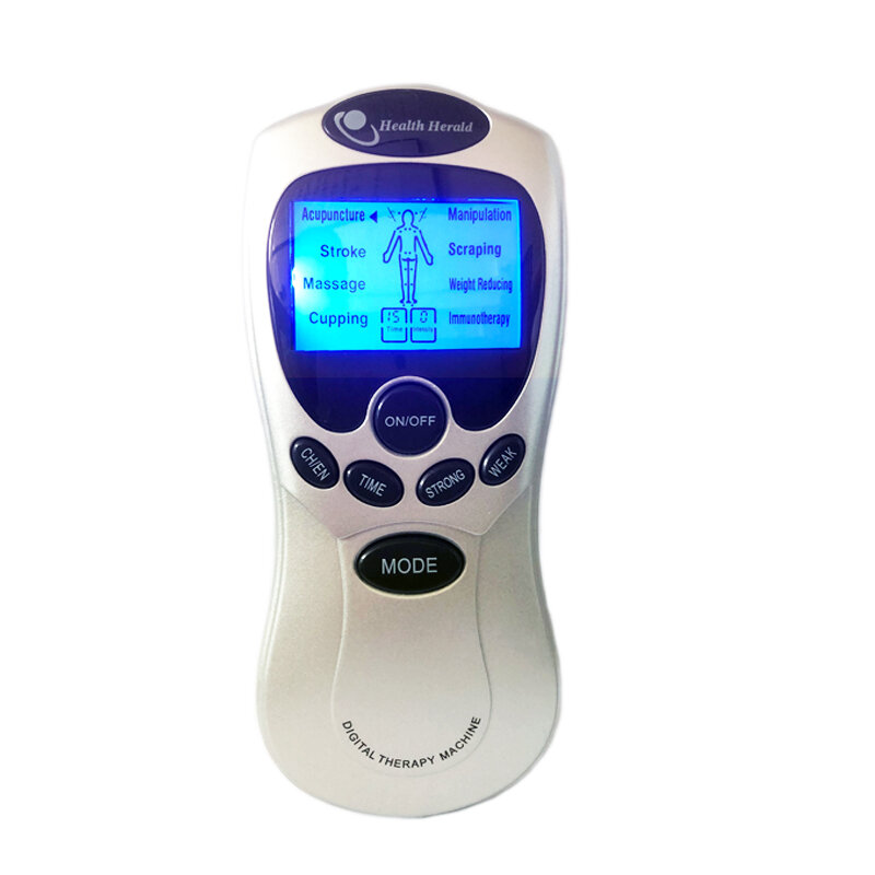 Volle Körper Massager Gesundheits Elektrische Tens Akupunktur Digitale Therapie Maschine 8 Pads Für Hals Fuß Amy Bein massage werkzeug