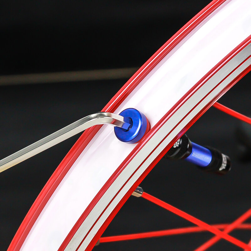 MUQZI 2PCS Bike Schrader Valve 60mm Tubeless Tire A/V Valve CNC Nipple Wheel Valve per MTB Road Bicycle accessori per cerchioni Tubeless