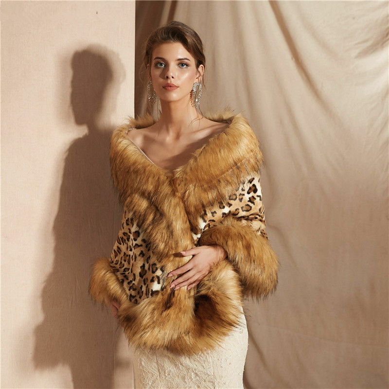 Faux Fur Shawl for Girls, Warm Scarves for Ladies, Pashmina Wrap, Elegant and Luxury Streetwear, Female Outwear,