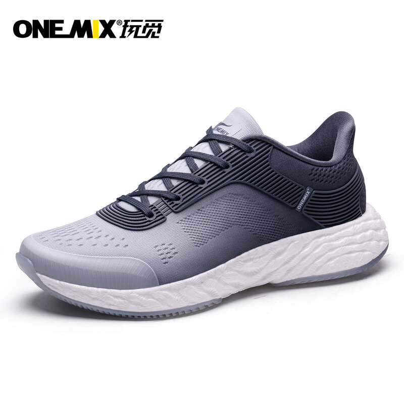 ONEMIX-Chaussures décontractées en cuir pour hommes, baskets de course ultralégères et confortables, chaussures de sport rétro pour hommes, canize