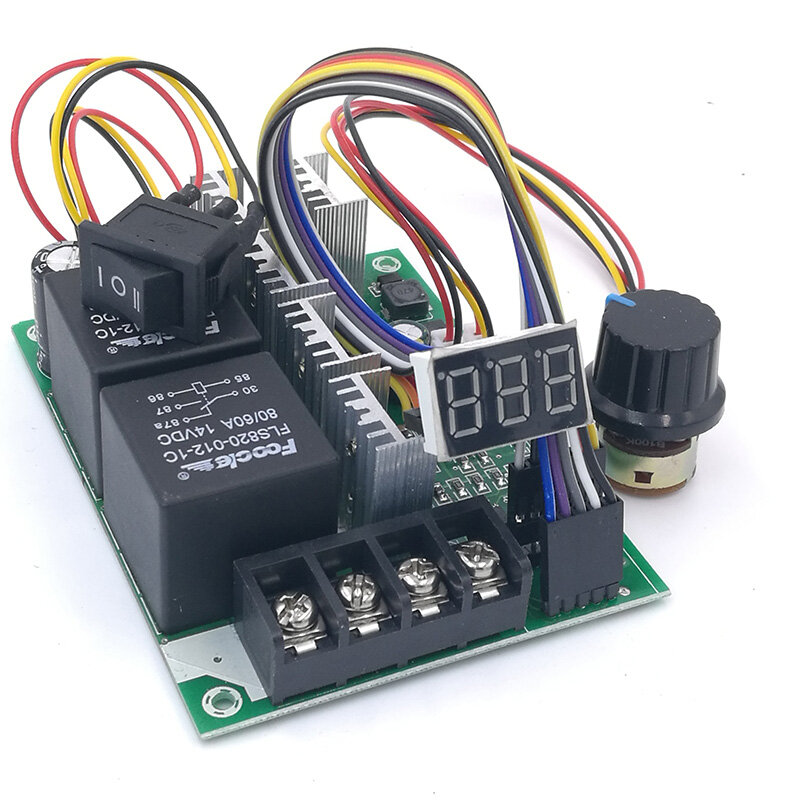 1pc PWM Speed Controller Modul Board DC Motor Digital display 0 ~ 100% Hohe Qualität Einstellbare Stick Modul Eingang MAX60A 12V 24V