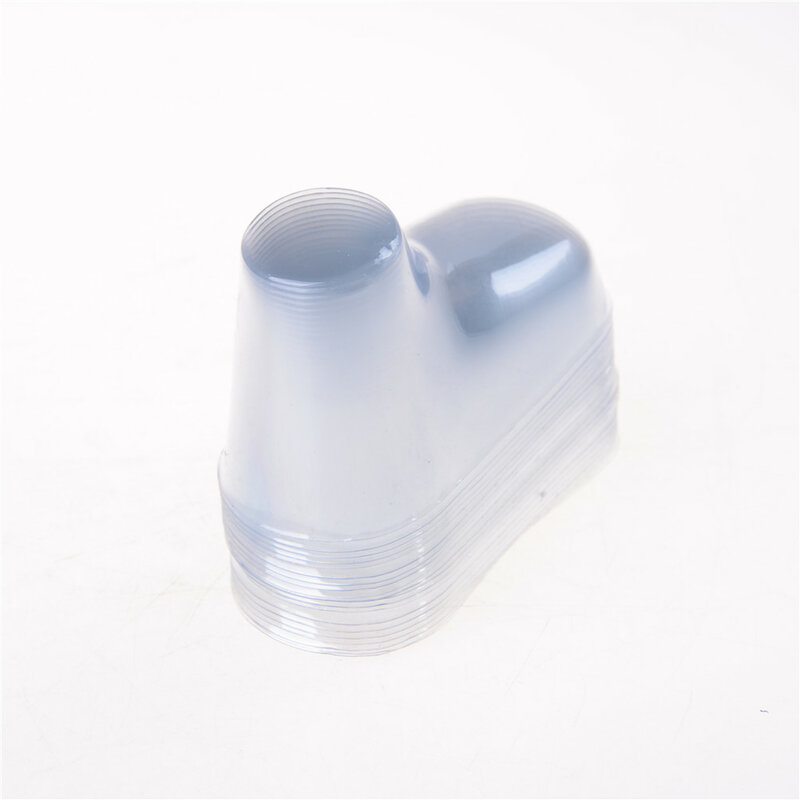 20 шт., прозрачные пластиковые полусапожки для детей, около 9 см