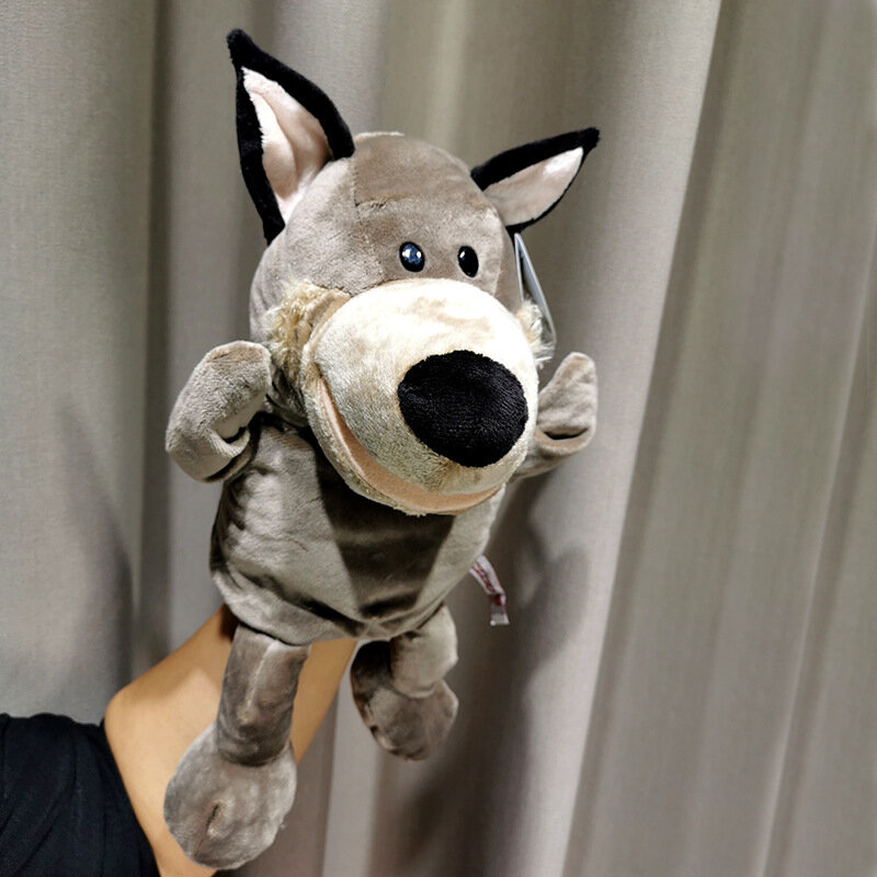 30ซม.ขาหุ่นมือสัตว์ตุ๊กตาของเล่นสิงโตแพนด้า Raccoon ตุ๊กตาหุ่นมือการศึกษา Story ตุ๊กตาของเล่นเด็กเด็ก