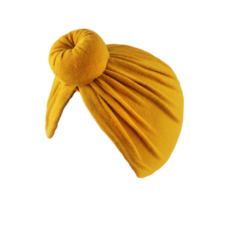 Женский тюрбан, однотонная хлопковая шляпа с узлом, внутренняя ткань, африканская крученая повязка на голову, женские головные повязки, индийская шляпа, хиджабы, шапка