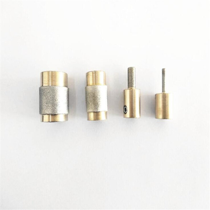 1'' 1/4'' 3/4" 1/8'' MCB01 MCB34 MCB18 MGB14 Brass Core Standard Grit Stained Glass Grinder Bit HeadFor Glass Stone