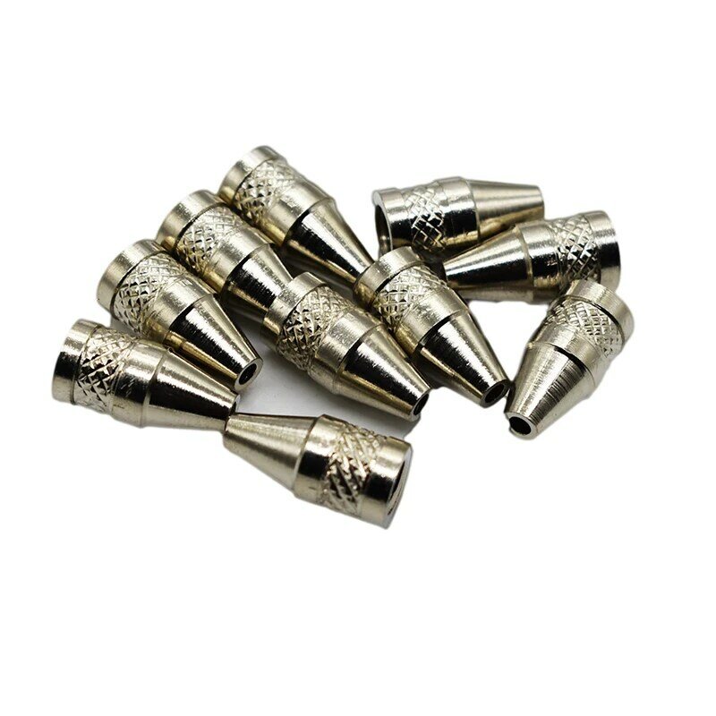 Puntas de hierro de boquilla de 1mm /2mm, punta de soldadura de Metal para succión de soldadura al vacío eléctrica/bomba de desoldadura, 10 unids/set
