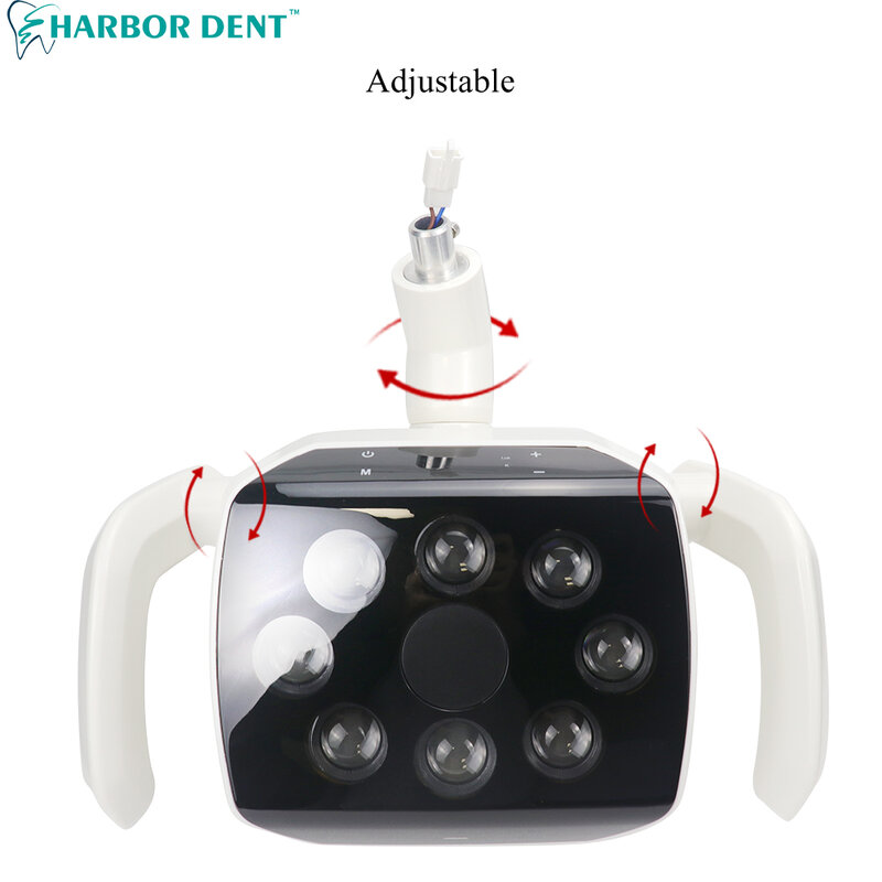 8led dental oral operação lâmpada sensor de indução luz led para dental unidade cadeira equipamento dentes clareamento boa qualidade
