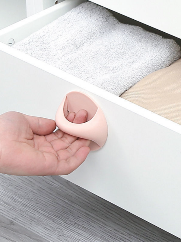 Punch-free door handles window drawers paste-type wardrobe handles balcony glass sliding door handles