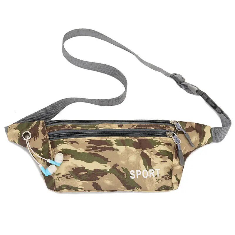 Unisex cintura sacos de viagem pacote acessível cinto zip bolsa acessível fanny pacote para viagem ao ar livre escalada caminhadas bolso ferramentas