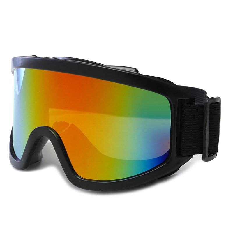 Wiatroszczelna sportowa zimowa okulary narciarskie UV400 męskie damskie gogle na skuterach śnieżnych magnetyczne okulary snowboardowe do narciarzy na skuterach śnieżnych