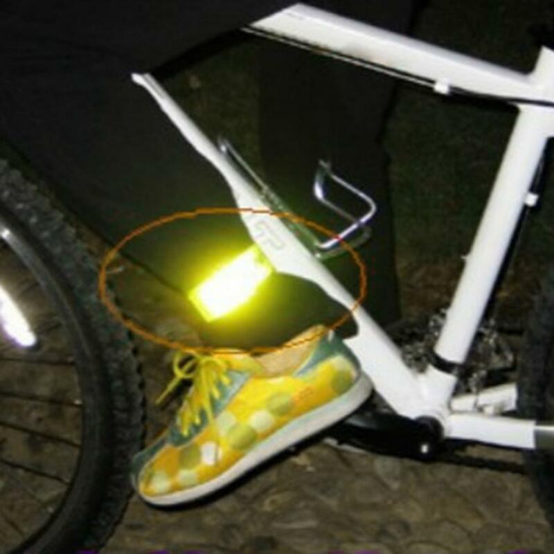 Correndo pesca aviso de segurança ciclismo faixa reflexiva bicicleta calças perna cinta