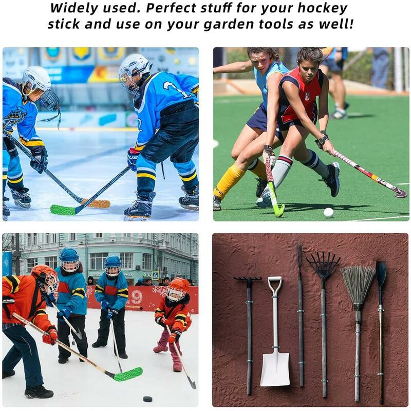 Bâton de hockey sur glace, badminton, baseball, poignée de vélo, ruban de guidon, couverture de volant, gril anti-alde, ruban collant en caoutchouc