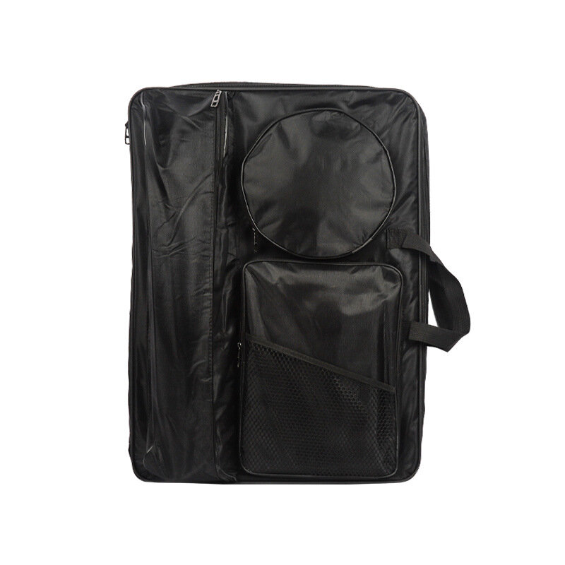 Qxford-Mochila De Transporte impermeable para dibujo, bolsa de almacenamiento multifuncional para bocetos, suministros de arte, color negro