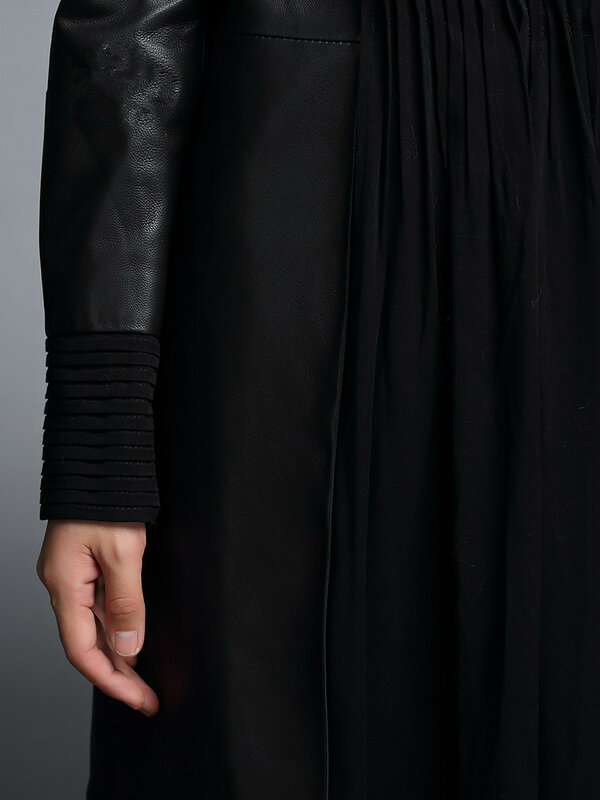 가죽 리얼 2020 재킷 봄 가을 재킷 여성 정품 양피 코트 여성 Streetwear 긴 윈드 브레이커 XS16D78-08