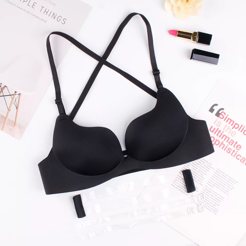New Style Women Bras For  Harness Thin section Breathable Sexy Bra Chest Chest Underwear To Gather No Steel Ring  Free Shipping