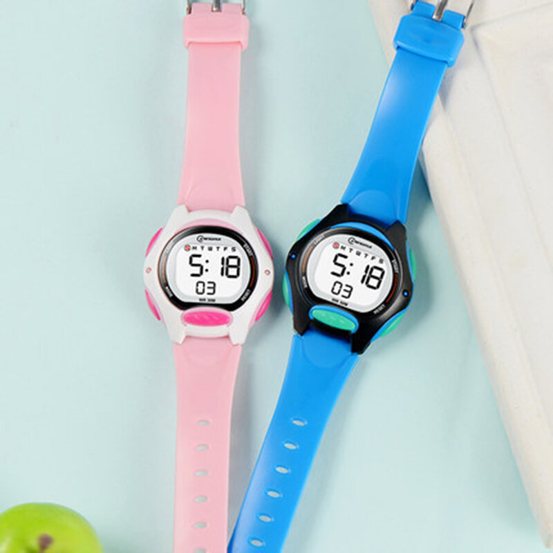 Детские часы UTHAI CE13, цифровые наручные часы для мальчиков и девочек, водонепроницаемые спортивные светодиодные часы, светящиеся, новинка 2020, подарок