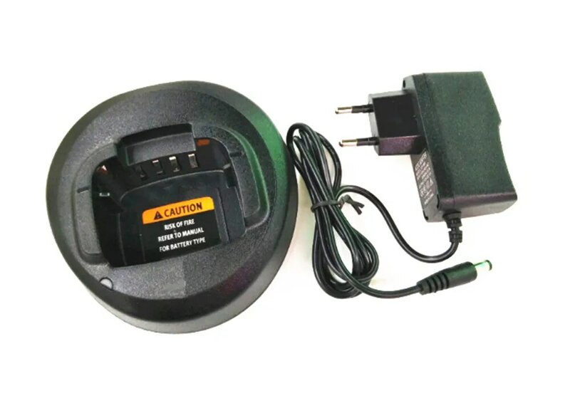 Nero Batteria Ni-Mh Caricabatterie per il Motorola Walkie Talkie CP185 EP350 CP476 CP477 CP1300 CP1600 CP1660 P140 radio