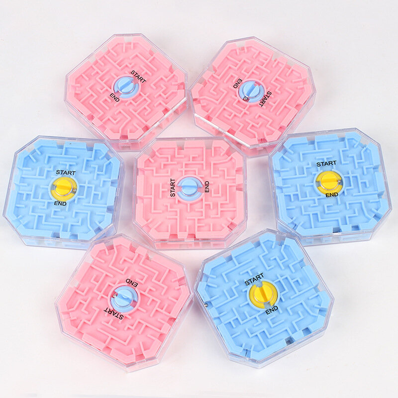 3D 매직 미로 퍼즐 피젯 장난감 스트레스 방지 조기 학습 교육 손가락 반응 재미있는 게임 감각 파티, 선물