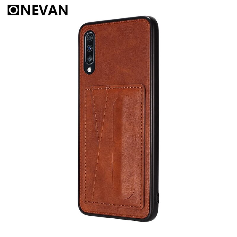 Leather Magnetic Kickstand Case for Samsung Galaxy A50 A70 A80 A90 A40S A30 A20 A10 Card Holder Slot Cover for M10 M20 M30 A7 A9