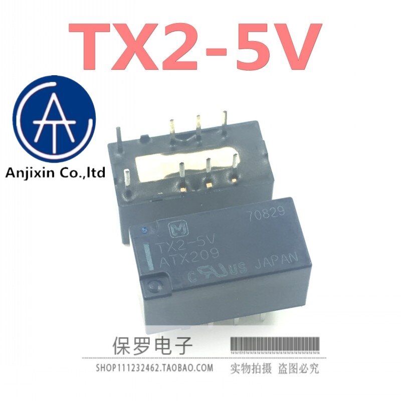 Relé de señal de stock real, TX2-5V ATX209, dos abiertos y dos cerrados, 8 pies, 2A, 10 TX2-12V, 100% original, nuevo, TX2-24V