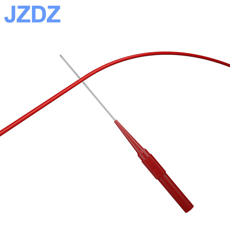 JZDZ-aguja de prueba de punción inoxidable, 10 piezas, 1mm, multímetro, Pin de sonda trasera, 4mm, herramienta de inspección de enchufe banana, J.30009 +
