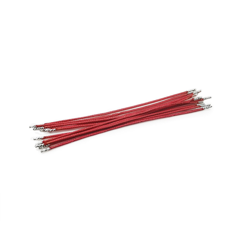 10PCS Pre-tinned Litz Wire IEM Female Socket Welding Wire 5N OFC Oxygen-free Copper Cable 30 mm