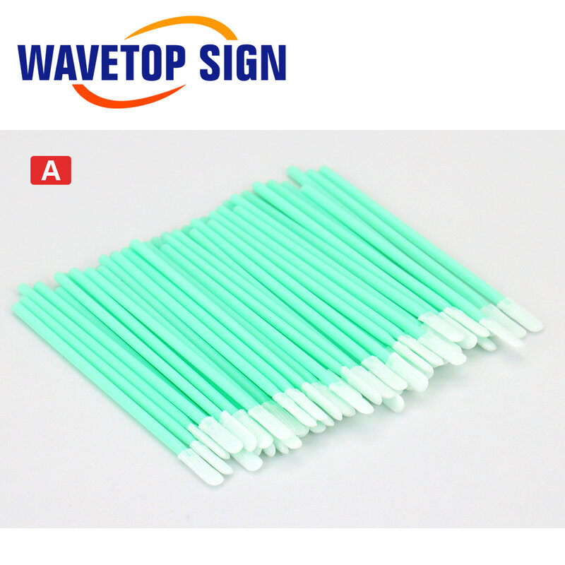 500 шт., антистатические ватные палочки WaveTopSign для защиты линз от пыли