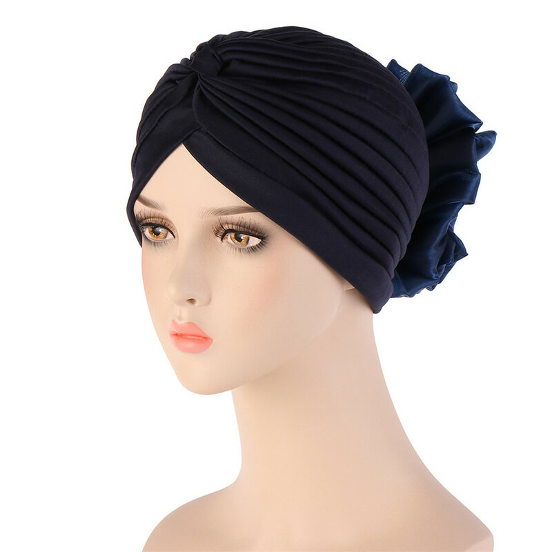 2021 женские большие аксессуары для детской одежды, эластичные тканевые ленты, Женская однотонная мусульманская шапочка-шарф для выпадения волос
