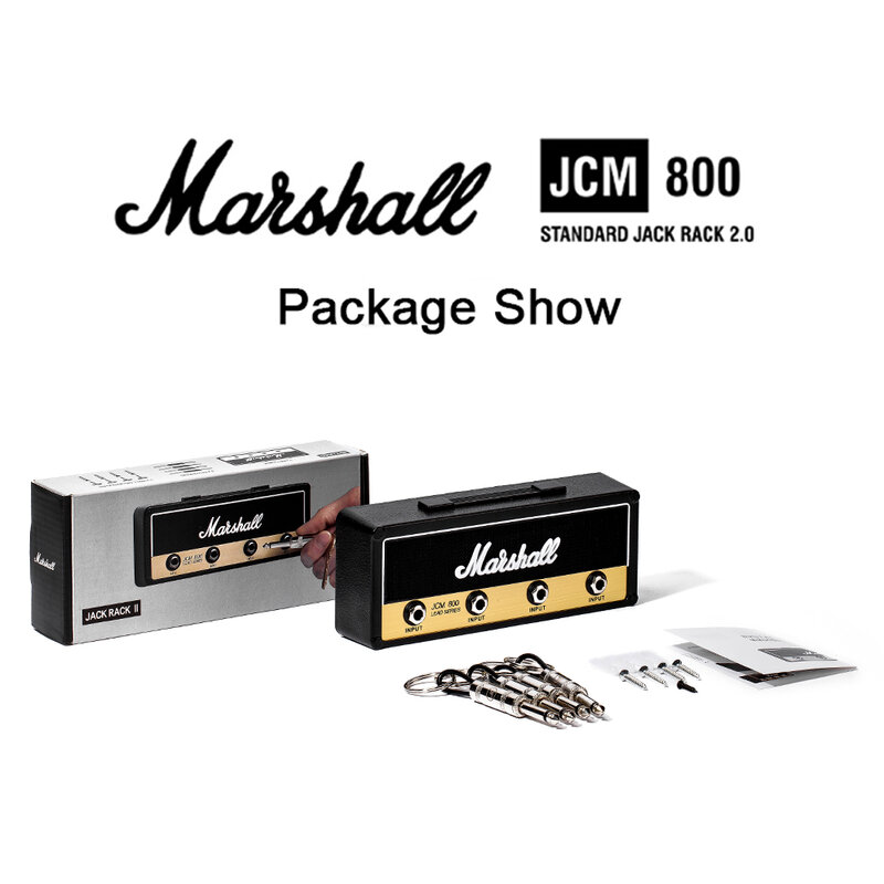 Stockage de clé Vip Marshall guitare porte-clés Jack II support 2.0 électrique porte-clé ampli Vintage amplificateur JCM800 cadeau Standard